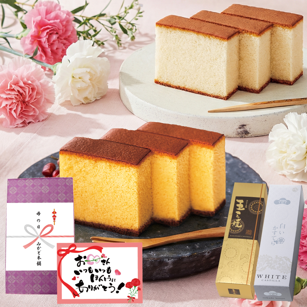 五三焼カステラ・白いカステラ ギフトセット